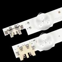 7 paires/ensemble de bandes LED de rétroéclairage TV pour 2013SVS40F L8 130212/ D2GE-400SCA-R3  2013SVS40F R5 130212 D2GE-400SCB-R3 pour téléviseurs SAMSUNG