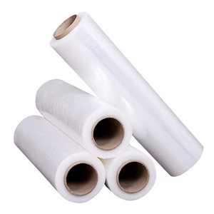 Película Estirable Transparente de LLDPE para Paletización, Película de Polietileno para Envoltura y Embalaje - Product Image 1