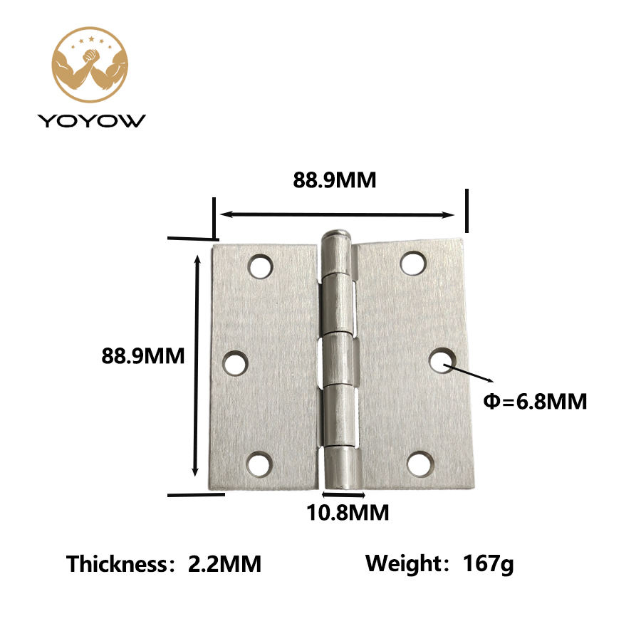 88.9*88.9*2.2MM(Brushed nickel)