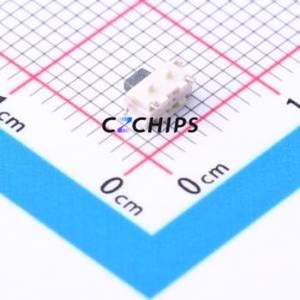 YTS-A002-1 Tactile Switch SMD Switch Single Pole Single Throw Rectangle Button 1.6N Horizontal Mount - Product Image 2