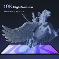 Imprimante 3D à résine Anycubic Photon Mono 4 DLP, volume d'impression 220x220x250 mm, écran mono 7 pouces, plateau chauffant en verre trempé, prise EU