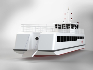 Bateau ambulance en aluminium Grandsea de 82 pieds, navire de secours, cliniques médicales flottantes, bateau à vendre - Product Image 2