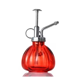 Mister de agua para plantas de vidrio acanalado de estilo <span class=keywords><strong>vintage</strong></span> de 200ml con bomba superior ABS de Color negro plateado dorado (capacidad total 230ml) - Product Image 4