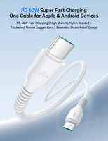 Câble USB-C vers USB-C tressé à charge rapide 60W Joyroom