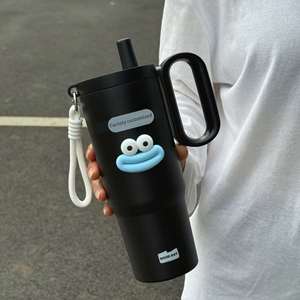 Grande Tasse Thermos Isotherme Anti-Fuite Grande Capacité 316 avec Tube d'Aspiration, Classique et Portable pour Hommes, Femmes et Étudiants - Product Image 3