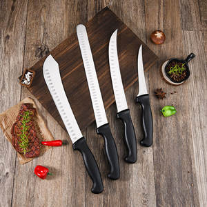 Juego <span class=keywords><strong>de</strong></span> <span class=keywords><strong>Cuchillos</strong></span> <span class=keywords><strong>de</strong></span> Carnicero con Mango <span class=keywords><strong>de</strong></span> Plástico <span class=keywords><strong>para</strong></span> Cocina Comercial, Juego <span class=keywords><strong>de</strong></span> <span class=keywords><strong>Cuchillos</strong></span> <span class=keywords><strong>para</strong></span> Deshuesar, Filetear, Pelar y Desollar - Product Image 1