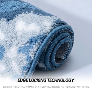 Tapete <span class=keywords><strong>de</strong></span> Baño DADA Absorbente, <span class=keywords><strong>de</strong></span> Secado Rápido, Lavable, <span class=keywords><strong>Antideslizante</strong></span> e Impermeable, Moderno, Suave, <span class=keywords><strong>de</strong></span> Poliéster Afelpado - Product Image 5