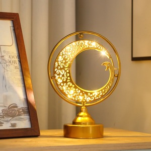 Luna estrella Ramadán lámpara EID Mubarak LED linternas Festival <span class=keywords><strong>de</strong></span> Oriente Medio adornos decorativos luces regalo luces <span class=keywords><strong>de</strong></span> <span class=keywords><strong>noche</strong></span> - Product Image 2