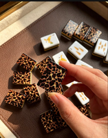 Tuiles de Mahjong Américaines Personnalisées, Nouveau Design Moderne de Luxe, Impression sur 4 Couches, Motif Tortue Couleur Violet, pour le Divertissement