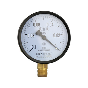 เกจวัดแรงดันสุญญากาศ Tianchuan รุ่น YZ-100 ขนาด 100 มม. โลหะ ข้อต่อ M20x1.5 ผลิตที่เซี่ยงไฮ้ - Product Image 4