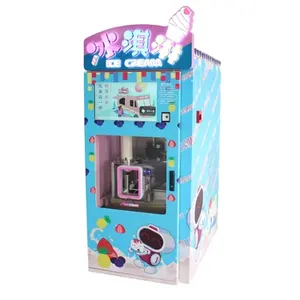 Una máquina de helado suave totalmente automática vendida por fabricantes comerciales de máquinas de helado suave
