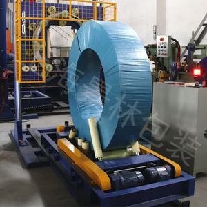 Industry Full Automatic Steel Strip Coil Wrapping Machine Wire <b>Rod</b> Wrapping Machine Wire <b>Rod</b> Wrapping Machine - Product Image 4