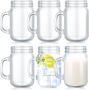 Copos de Vidro Rústicos Aikeyi com Alças, Sem Tampa, Camada Única, 340ml, para Coquetéis, Uso em Cozinha e Bar - Product Image 2