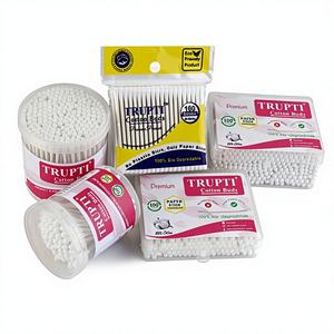 TRUPTI Little Care - Hisopos de Algodón Suaves BabyFresh, Hisopos de Algodón para Uso Clínico, 100 Unidades, Fabricante Líder en India, Bajo Precio - Product Image 1