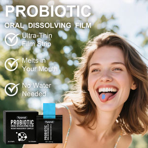 Bandes orales probiotiques OEM/ODM pour adultes, favorisant la santé intestinale, absorption rapide, détoxifiantes, amincissantes, pour la perte de poids, emballage personnalisé - Product Image 2