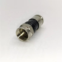 Conector F RG59 RG6 RG11 para Cable Coaxial, Conector Macho para Cable Coaxial