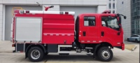 Camion-citerne à eau Dongfeng 4500L, véhicule de lutte contre les incendies diesel pour secours d'urgence avec pompe à incendie pour la lutte contre les incendies communautaires et forestiers