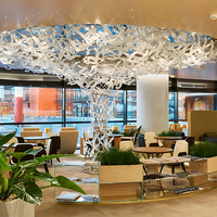 Lustre architectural personnalisé ANNO pour les espaces intérieurs de complexes hôteliers de luxe