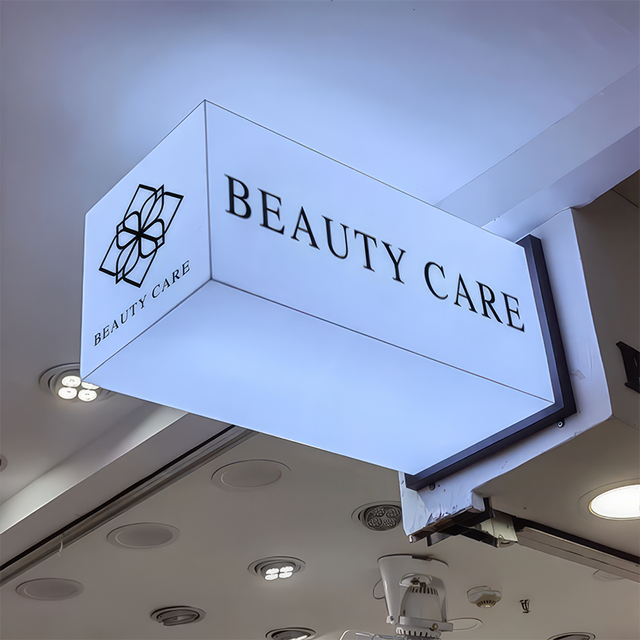 LED Blade Sign Advertising Light Box in Acrylic Material for Office and Shops with LED Modules Light Source