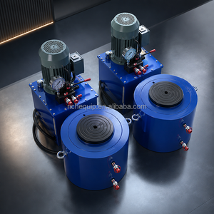 Vérin hydraulique à piston solide double effet, ultra haute pression, électrique, pour levage de ponts et applications de levage - Product Image 5