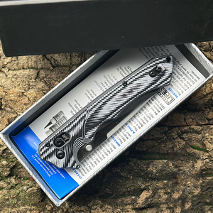 Faca Tática Profissional EDC com Cabo Mikta, Dobrável e Portátil, com Botão de Pressão OEM - Product Image 1