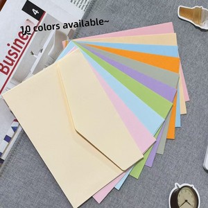 Enveloppes <span class=keywords><strong>en</strong></span> kraft de couleur unie, 10 couleurs, pour l'<span class=keywords><strong>envoi</strong></span> de lettres, de cadeaux, de cartes de vœux ; stockage et <span class=keywords><strong>envoi</strong></span> simples de lettres d'amour - Product Image 1