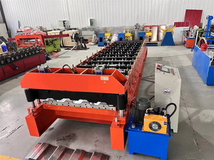 เครื่องขึ้นรูปลอนหลังคาเหล็กเคลือบสีอัตโนมัติเต็มรูปแบบ พร้อมระบบควบคุม PLC และระบบตัดไฮดรอลิก - Product Image 2