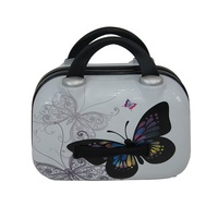 Valise papillon en ABS de 20, 24 et 28 pouces, fabriquée en Chine, avec 12 trousses de maquillage