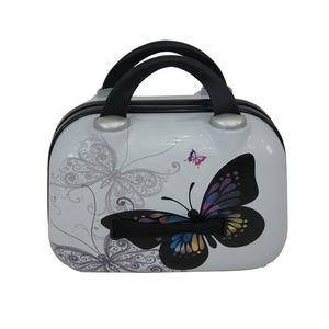 चीन में किए गए फैक्टरी 4 टुकड़े 20 24 28 इंच तितली abs सूटकेस के साथ 12 श्रृंगार मामले - Product Image 6