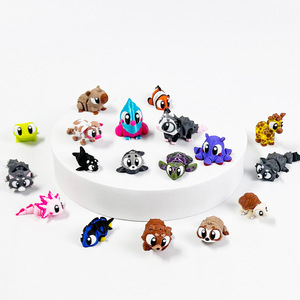 2026 Gzyuyou 3D Printed Animal Models Cute Critter Articulated Activity Figures Kids <b>Toys</b> Family Desktop Decorations - Product Image 4
