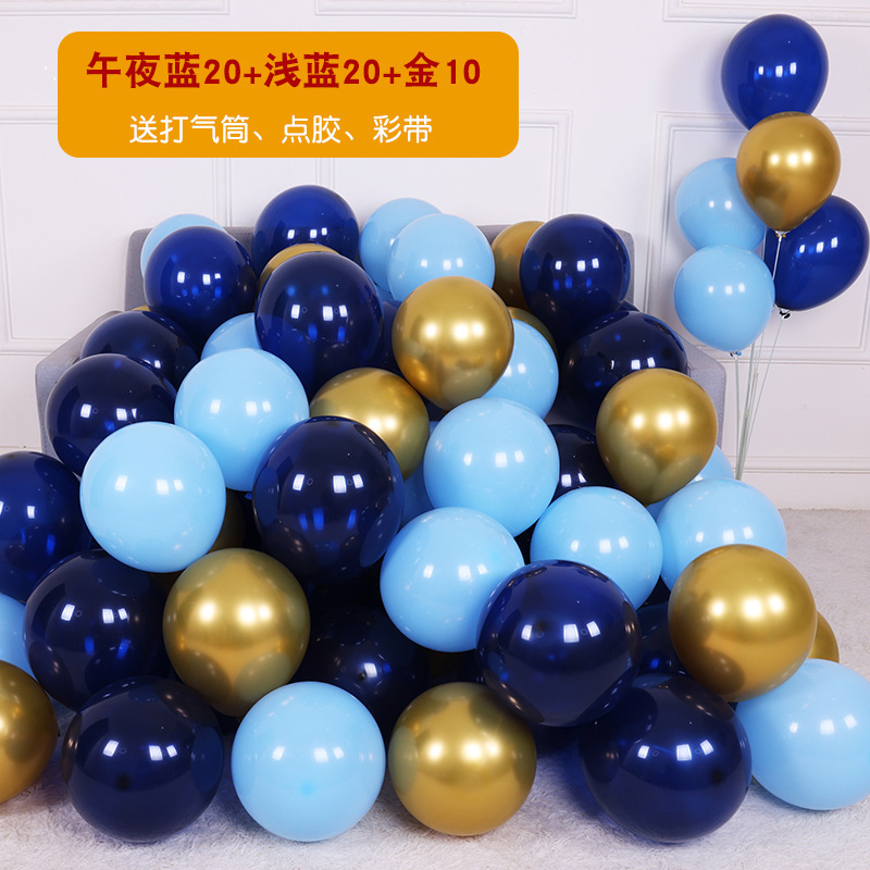 Midnight Blue light blue Gold 50