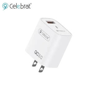 Telefono cellulare 5V 3A 5W porta singola cubo da viaggio USB adattatore per caricabatterie da noi spina USB muro blocco caricabatterie per iPhone