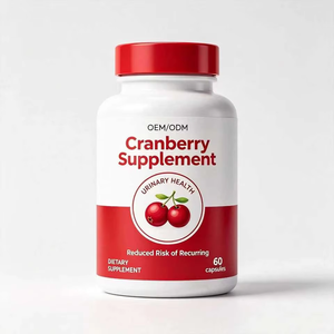Cápsulas de Extracto Concentrado de Arándano Rojo para la Salud Femenina, Optimizan la Salud del Sistema Urinario, Uso Diario para Adultos, Marca Privada OEM - Product Image 1