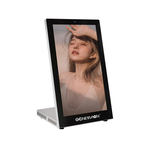 Bảng Kiosk Siêu Mỏng 15.6 Inch Biển Báo Kỹ Thuật Số LCD Nhỏ Trên Bàn Máy Phát Quảng Cáo Wifi Di Động - Product Image 1