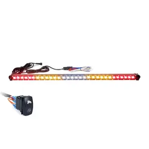 N2-यूटीवी चेस प्रकाश बार 30 "के लिए रियर एलईडी स्ट्रोब प्रकाश बार एटीवी/यूटीवी/पोलारिस/ट्रक 4x 4/ऑफ सड़क-एम्बर लाल सफेद