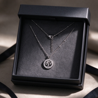 Collier pendentif en zircon anti-oxydation en acier inoxydable, collier à chaîne perlée délicat pour femmes, styles multiples, OEM ODM