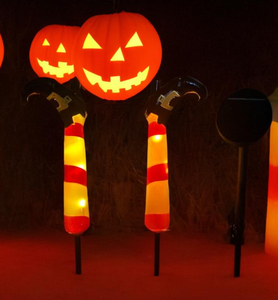 Pin Halloween Phù Thủy chân năng lượng mặt trời ánh sáng Cổ Phần ngoài trời trang trí sân vườn đèn năng lượng mặt trời ngoài trời không thấm nước - Product Image 4