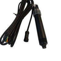 Capteur de pH en ligne YCH, installation encastrée, sortie RS-485/Modbus, précision 5% FS, plage de détection 0-14, temps de réponse 10s, pour bassins piscicoles