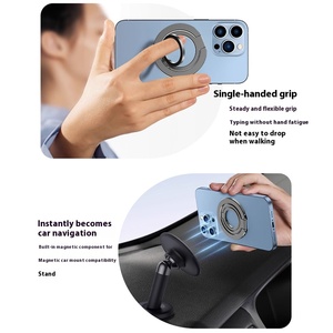 360 Degree <b>Ring</b> Finger Grip <b>Ring</b> Holder Slim Hot Products Strong Magnetic Tiny Portable Folding Kickstand <b>Phone</b> Holder - Product Image 5