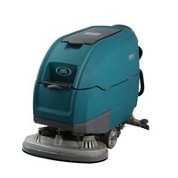Balayeuses électriques de haute qualité à double brosse pour le lavage des sols en bois dur pour les magasins de vêtements Conception à poussée manuelle