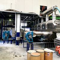 Séchoir à lit fluidisé électrique haute vitesse à télécommande pour la transformation alimentaire, équipement de séchage pour sucre roux, gingembre et poudre de thé