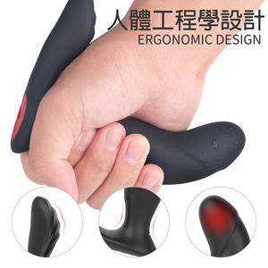 مخفض من المصنع مباشرة بيع بالجملة هزاز سيليكون البظر G-Spot محفز نقطتين للتدريب الشرجي لعبة جنسية 9 سرعات - Product Image 3