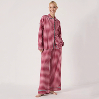 Ensemble de pyjama décontracté Beefey pour femme, pantalon à taille élastique à manches longues, respirant et tendance, vêtements de détente de haute qualité