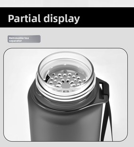 Bouteille d'eau en matériau <span class=keywords><strong>PC</strong></span> pour supporters de football avec isolation thermique, souvenir des équipes de football de Paris, Barcelone, Arsenal - Product Image 5