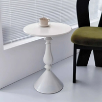 Moderne Luxus kleine Eisen Stahl schwarz Couch tisch Großhandel kreative Wohnzimmer möbel Beistell tisch für mobile Balkon Sofa