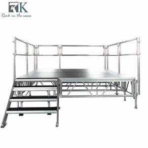 Modular Detachable Aluminum <b>Stage</b> <b>Platform</b> Portable Concert <b>Stage</b> Podium for Wedding Events <b>Stage</b> - Product Image 4