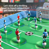 Mini jeu de football de table en plastique pour fêtes, batailles compétitives, jeu interactif parent-enfant, à partir de 4 ans