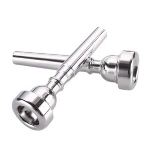 <span class=keywords><strong>Boquilla</strong></span> <span class=keywords><strong>para</strong></span> <span class=keywords><strong>Trompeta</strong></span> de Ahorro de Esfuerzo 3C <span class=keywords><strong>5C</strong></span> 7C de Cobre Puro Bañado en Plata <span class=keywords><strong>para</strong></span> Principiantes de Tipo Universal <span class=keywords><strong>para</strong></span> Interpretación Hecha de Latón - Product Image 1