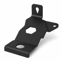 Supports d'étagère en acier inoxydable, aluminium et titane, découpés au laser sur mesure, avec revêtement en poudre et anodisation, prix de gros