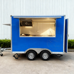 Remolque <span class=keywords><strong>de</strong></span> Comida Callejera Personalizado, Carrito Comercial para Hamburguesas, Hot Dogs, Pizza, Camión <span class=keywords><strong>de</strong></span> Comida Móvil con Cocina Completa, Dulces - Product Image 2